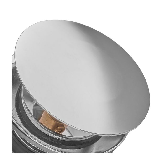 Донний клапан для ванни Zerix BV-08 1 1/2'' автоматичний СLICK-СLACK (Колір хром) (ZX6025)