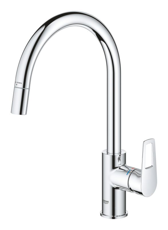 Одноважільний змішувач для кухні Grohe BauLoop New (30543000)
