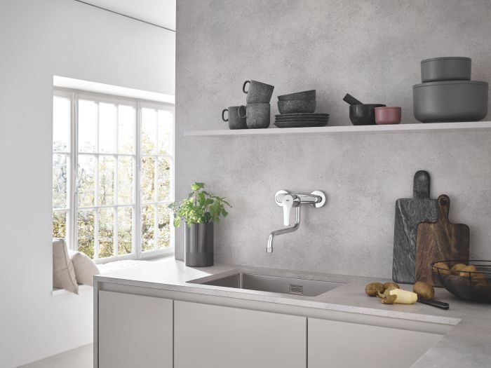 Змішувач для кухні для настінного монтажу Grohe Eurosmart New (32224003)