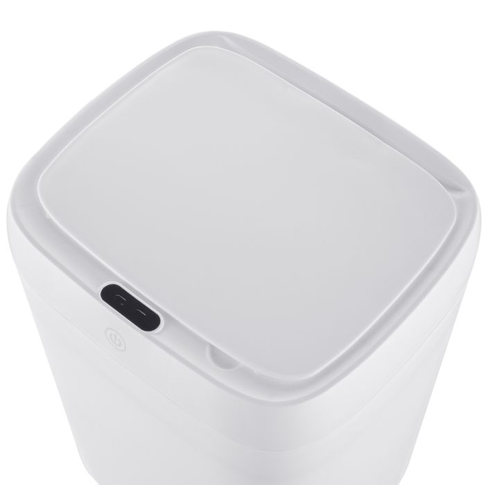 Відро для сміття сенсорне прямокутне Mixxus Wave-TC0314 White 14 л (колір білий) (MI8404)