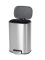 Відро для сміття з плавним закриттям овальне Mixxus Premium Diverse-TC0112 SS Color 12л колір наржавійка (MI7079)