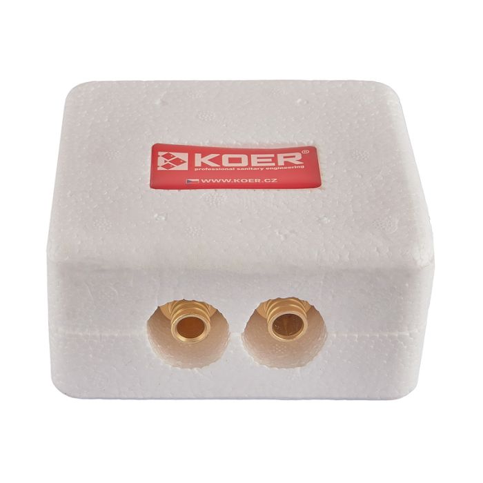 Трійник в од. площ. Koer KA.TU-20-16-20 - 20(2.8mm)x16(2.2mm)x20(2.8mm) (теплоіз.кожух) (KR5869)
