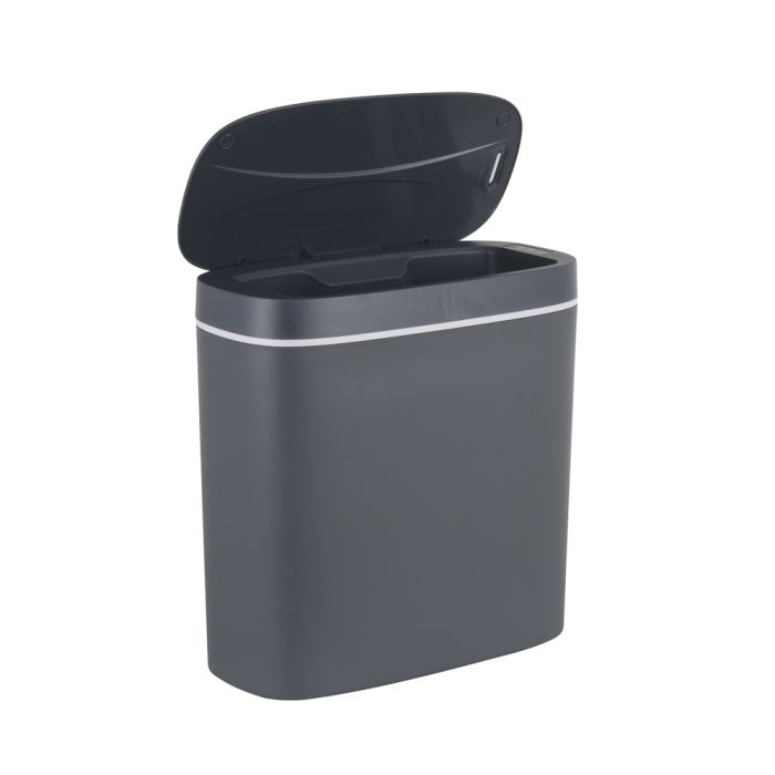 Відро для сміття сенсорне овальне Mixxus Flat-TC0109 Graphite 9 л колір графіт (MI7075)