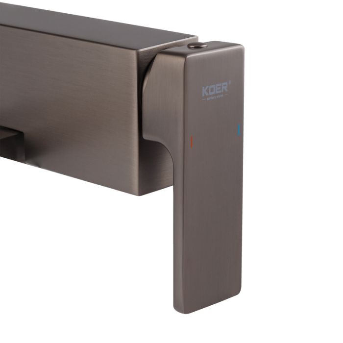 Душова колона зі змішувачем KOER KB-56037-07 3 функції (Колір графіт) (KR6002)
