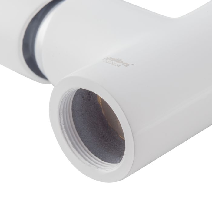 Змішувач для кухні HAIBA ALEX 018 WHITE-CHROME (HB9569)