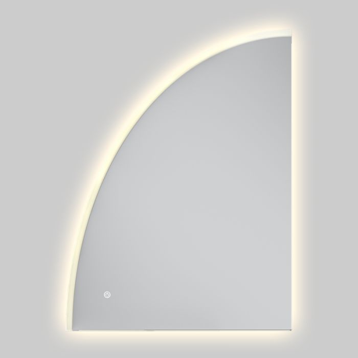 Дзеркало Mixxus Premium TOPPER MS02-75x100 з Led Touch, Anti-fog, димером (3-6,5kK) (MP6634)