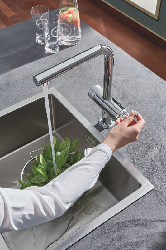 Комплект змішувача для кухні із фільтром Grohe Blue Pure (30382000)