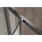 Душова кабіна без піддону Koer SR SC09-90x90x200-L-TR-07 прозоре скло Easy Clean 6мм Графіт (KR5685)