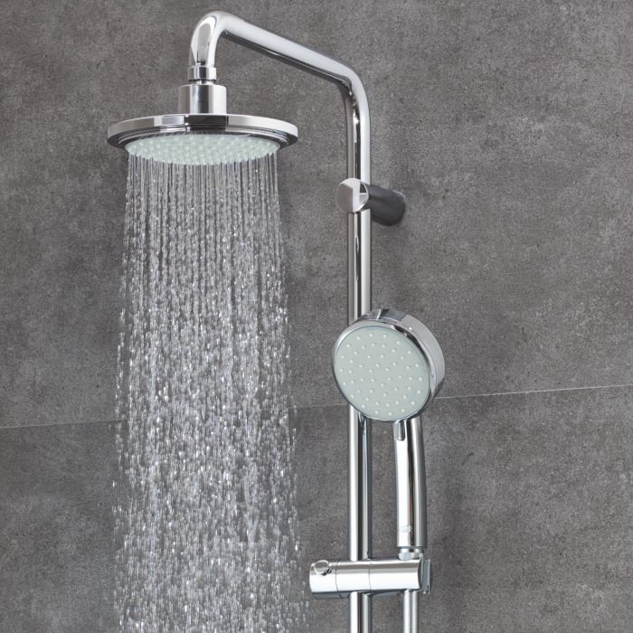 Душова система з термостатом для душа Grohe New Tempesta Cosmop. System (27922000)