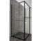 Душова кабіна без піддону Mixxus Premium Quadro SC01-90x90x195-TR Black прозоре скло 6мм (MI8292)