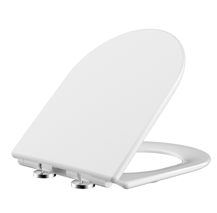 Сидіння-кришка для унітазу Mixxus SEAT COVER BEVEL-2003 з мікроліфтом 420х334х36mm (MI6691)