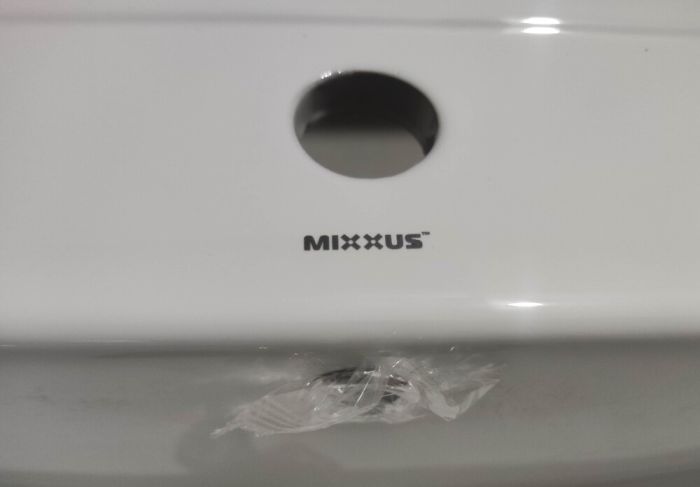 Раковина меблева Mixxus Premium CUBIC-1503 810х460х170mm з отвором під змішувач та переливом (MP6497)