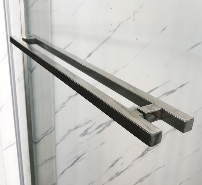 Душова кабіна без піддону Mixxus Premium Quadro SC01-120x80x195-TR Chrome прозоре скло 6мм (MI8291)