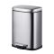 Відро для сміття з плавним закриттям прямокутне Mixxus Premium Style-TC0305 SS Color 5л колір нержавійка (MI7060)