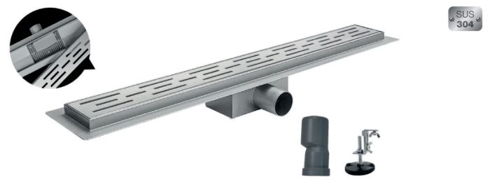 Душовий трап із нержавіючої сталі SUS304 Koer FD01-70x600 (KR3269)