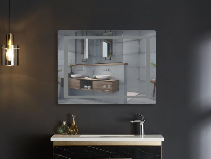 Дзеркало Mixxus STYLE MR13-70x50-Reverse з Led Touch, Anti-fog, димером, регулятором яскравості (MI6665)