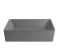 Раковина накладна Mixxus Premium QUADRO-0108 GRAY 550x390x145mm (MP6652)