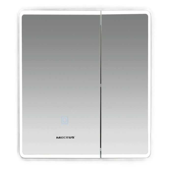 Дзеркальна шафка Mixxus Premium Olivary CM01-60x70x13 з LED Touch, димером, регулятором яскравості (MI8294)