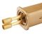 Змішувач для умивальника високий Haiba KUBUS 001 (HIGH) BRUSHED GOLD (HB9623)
