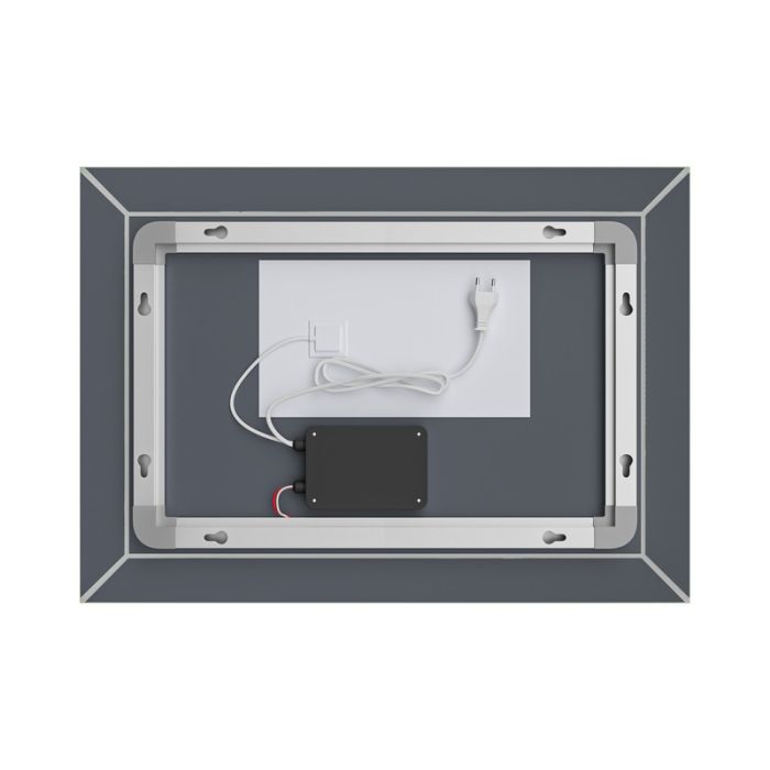 Дзеркало Mixxus Premium CUBIC MR14-80x60-Reverse з Led Touch, Anti-fog, димером, регулятором яскравості (MP6648)