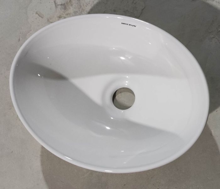 Раковина накладна Mixxus Premium ELLIPSE-0107 345х265х120mm (MP6525)