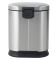Відро для сміття з плавним закриттям овальне Mixxus Premium Strong-TC0120 SS Color 20л колір наржавійка (MI7081)