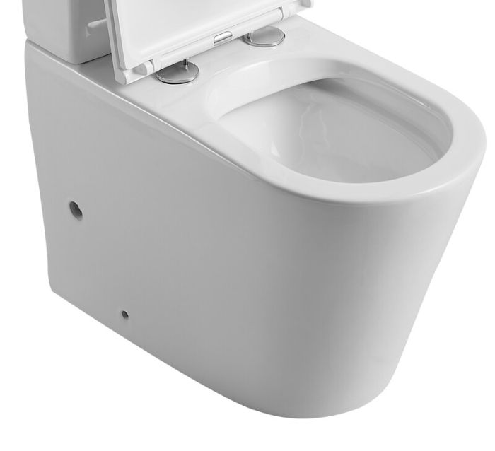 Чаша унітазу-компакту Mixxus Premium Bevel-0402-R Bowl 670х390х880 Rimless без сидіння (MI8354)