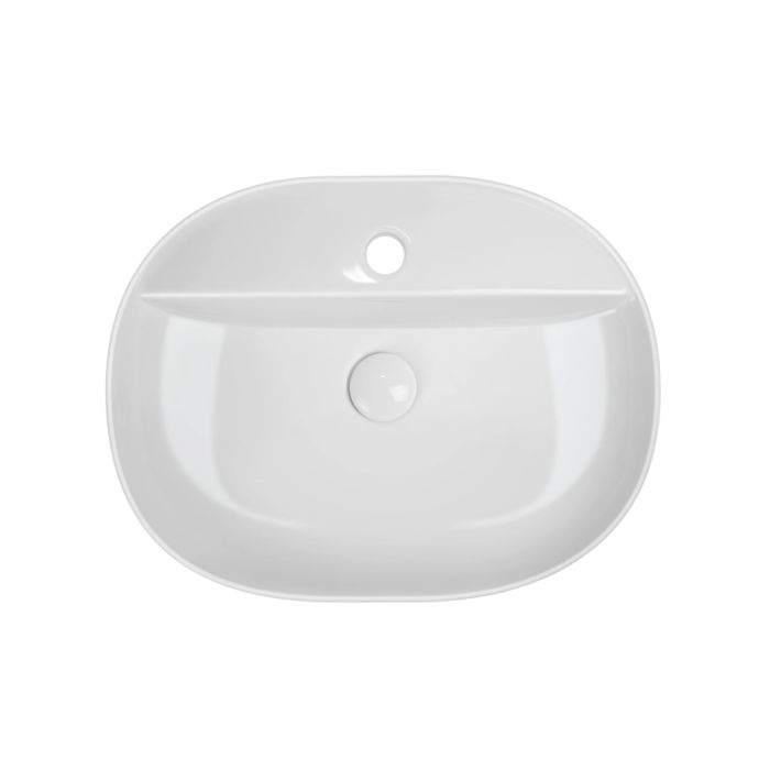 Раковина накладна Mixxus Premium ELLIPSE-0203 510х375х120mm з отвором під змішувач (MP6678)