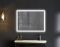 Дзеркало Mixxus FLAT MR04-80x60 з Led Touch, Anti-fog, димером, регулятором яскравості, годинником (MI6928)