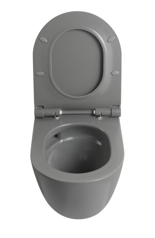 Унітаз підвісний Mixxus Premium ELLIPSE-0308-T3 GRAY 490x360x360mm система змиву TORNADO 3.0 (MP6654)