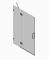 Двері в нішу Koer SR SD04-120x200-TR-07 прозоре скло Easy Clean 10мм, графіт (KR5388)