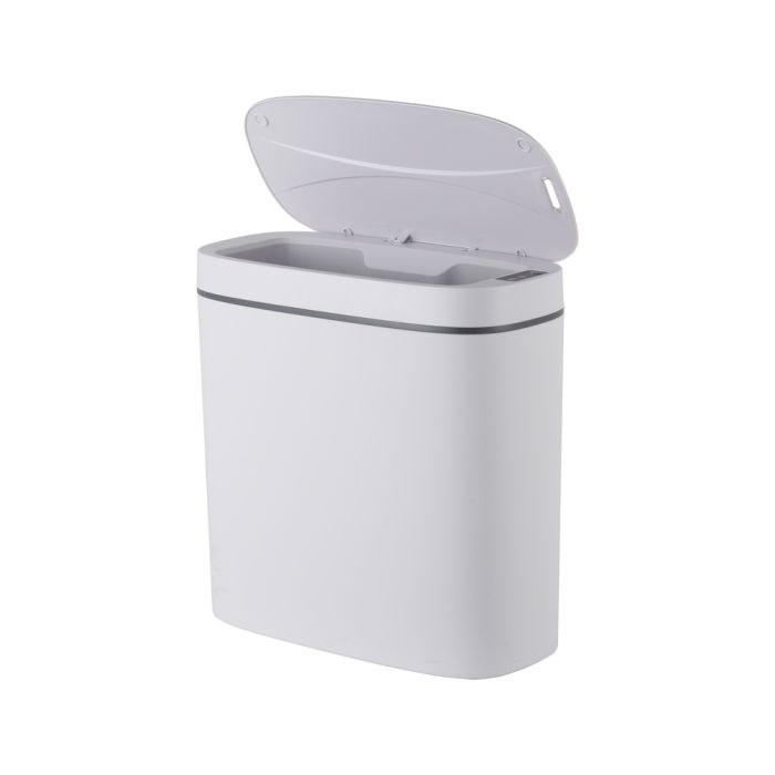 Відро для сміття сенсорне овальне Mixxus Flat-TC0109 White 9 л колір білий (MI7074)