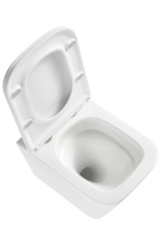 Унітаз підвісний Mixxus Premium Quadro-0301-T3 490x340x360mm, система змиву TORNADO 3.0 (MP6453)