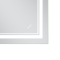 Дзеркало Mixxus Premium QUADRO MR20-80x60-Reverse з Led Touch, Anti-fog, димером, регулятором яскравості (MP6619)