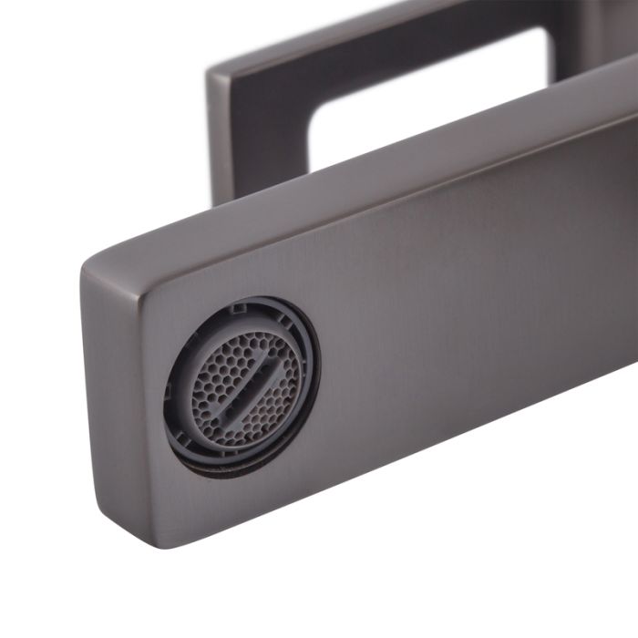 Змішувач для умивальника Haiba Kant 001 Graphite (Колір графіт) (HB9664)