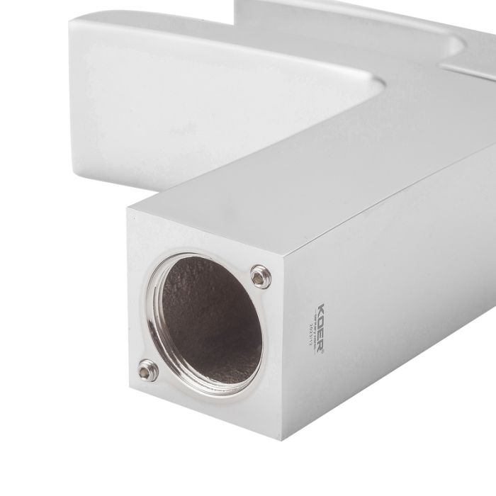 Змішувач для умивальника Koer KB-14007-01 водоспад (Колір хром) (KR3446)