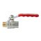 Кран кульовий ГШВ Koer Extreme KE.215-15 - 1/2" FM ручка "важіль" червона (KR5750)