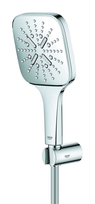 Душовий набір з тримачем, 3 режими струменю Grohe Rainshower SmartActive (26589000)