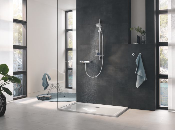 Душовий гарнітур зі штангою, 3 режими струменю Grohe Rainshower SmartActive (26586000)
