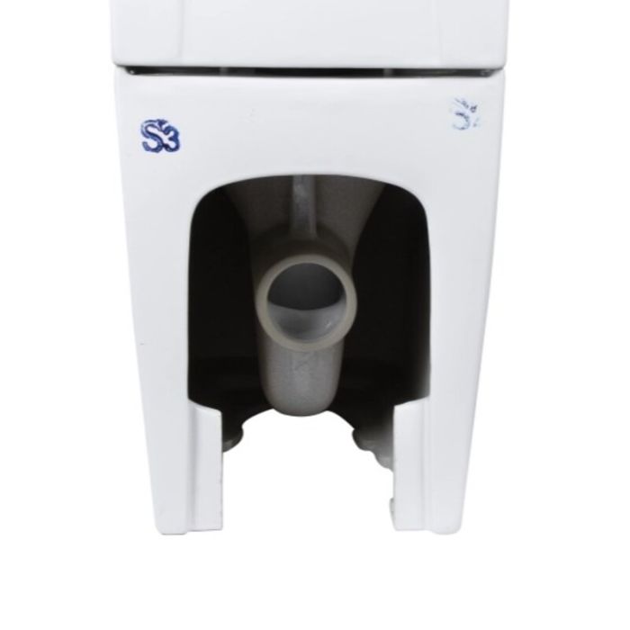 Чаша унітазу-компакту Mixxus Premium Quadro-0401-T1 Bowl 610х365х825 Tornado 1.0 без сидіння (MI8343)
