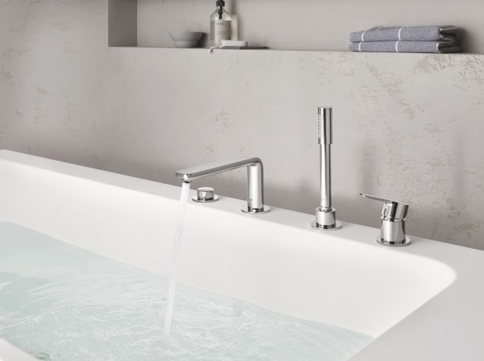 Одноважільний змішувач для ванни на 4 отвори Grohe Lineare (19577001)