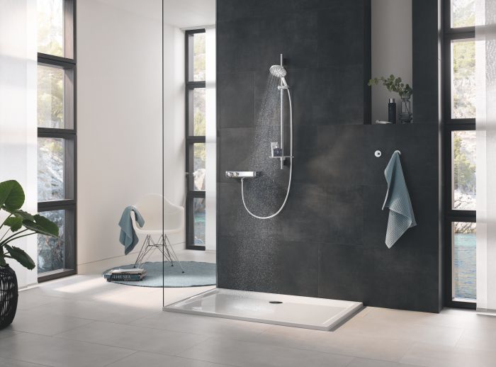 Душовий гарнітур зі штангою, 3 режими струменю Grohe Rainshower SmartActive (26593000)