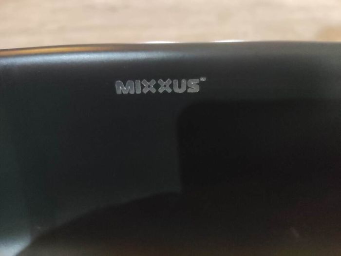 Раковина накладна Mixxus Premium BEVEL-0103 BLACK 510х370х120mm (MP6520)