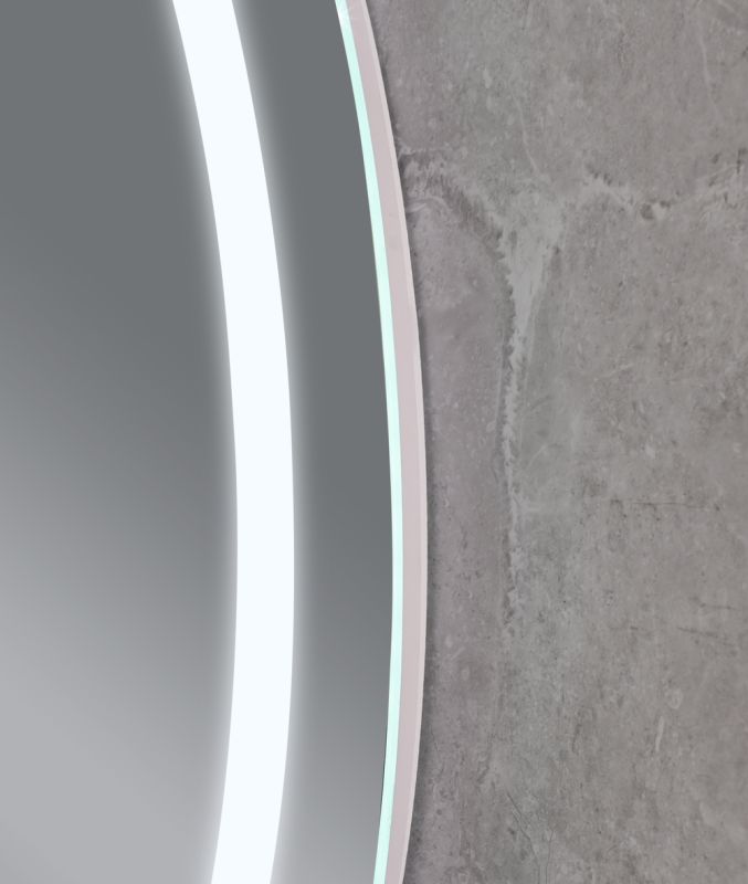 Дзеркало Mixxus PLAIN MV03-50x70 з Led Touch, Anti-fog, димером, регулятором яскравості (MI6664)