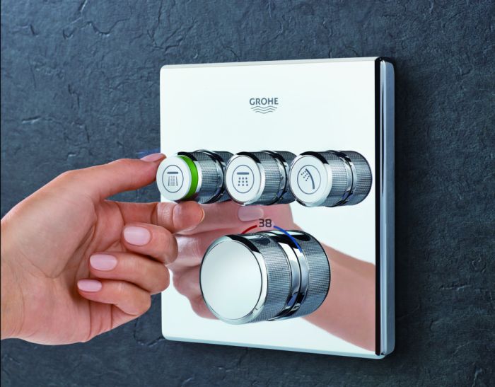 Термостат прихованого монтажу на 3 споживача Grohe Grohtherm SmartControl (29126000)