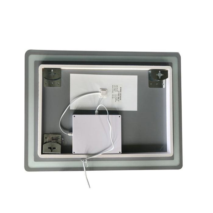 Дзеркало Zerix Mirra MR05-70x50-REVERSE з LED Touch, Anti-fog, димером, регулятором яскравості (ZX6055)
