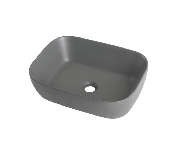 Раковина накладна Mixxus Premium DIVERSE-0116 GRAY 455x330x135mm (MP6651)