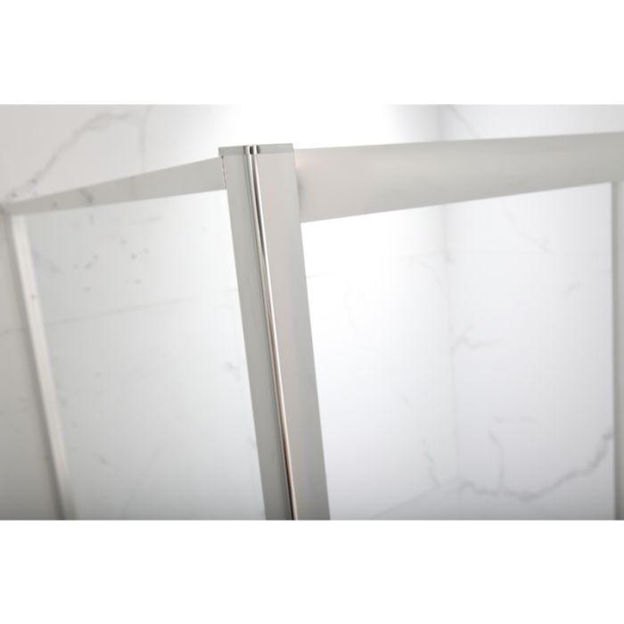 Душова кабіна без піддону MIXXUS HARD SC01-120x80x185-TR CHROME прозоре скло 5мм NEW (MI8369)