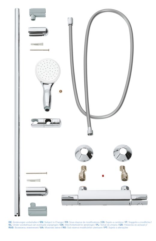 Термостат для душу із душовим гарнітуром Grohe Grohtherm 800 (34566001)