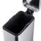 Відро для сміття з плавним закриттям прямокутне Mixxus Premium Quadro-TC0105 SS Color 5л колір нержавійка (MI7062)
